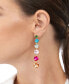 ფოტო #3 პროდუქტის Multicolor Drop Earrings