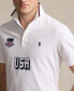 Фото #3 товара Men's Classic-Fit USA Polo Shirt