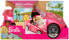 Фото #7 товара Barbie Estate Play Vehicle Signature Pink Convertible with Seat Belts