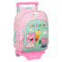 Фото #1 товара Детский рюкзак с колесиками Peppa Pig Ice cream Розовый Мята 26 x 34 x 11 см