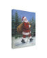 Фото #2 товара Mary Miller Veazie 'Walking Santa' Canvas Art - 18" x 24"