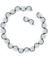 Фото #2 товара Swarovski silver-Tone Crystal Floating Stones Choker Necklace, 14" + 2" extender