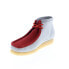 Фото #4 товара Clarks Wallabee Boot VCY 26165076 Mens Red Suede Lace Up Chukkas Boots 9