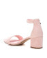 ფოტო #2 პროდუქტის Women's Block Heel Suede Sandals By