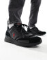 Фото #2 товара Polo Ralph Lauren Trackster 200 trainer with red logo in black