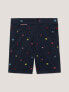 Kids' Allover Embroidered Logo Short