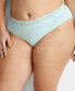 Фото #1 товара Women's Cotton Blend Lace-Trim Hipster Underwear, Created for Macy's