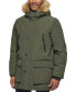 Фото #4 товара Men's Parka with a Faux Fur-Hood Jacket, Created for Macy's