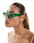 Фото #4 товара ALDO Zaron rectangular sunglasses in green