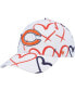 ფოტო #5 პროდუქტის Big Girls White Chicago Bears Adore Clean Up Adjustable Hat