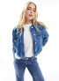 Фото #1 товара Barbour International denim jacket in mid wash