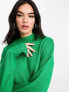 Фото #1 товара Brave Soul freedom crew neck jumper in green