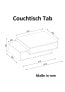 Фото #6 товара Couchtisch Tab Weiß