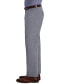 ფოტო #2 პროდუქტის J.M. Men's 4-Way Stretch Textured Plaid Classic Fit Flat Front Performance Dress Pant