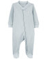 Baby 1-Piece Thermal Textured Footie Pajamas 3M