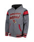ფოტო #2 პროდუქტის Men's Cardinal, Gray Arizona Cardinals Extreme Full Back Reversible Hoodie Full-Zip Jacket