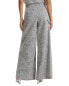 Theory Canvas Tweed Wide Leg Pant Women's Black 0