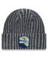 Фото #1 товара Men's Black Seattle Seahawks 2023 Salute To Service Cuffed Knit Hat