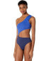 Фото #1 товара Vilebrequin 260026 Women Asymmetric Colorblock One Piece Swimsuit Size Small