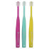 Brilliant, Baby Toothbrush, 4-24 Months, Pink, Mint, Yellow , 3 Toothbrushes
