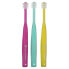 Фото #3 товара Brilliant, Baby Toothbrush, 4-24 Months, Pink, Mint, Yellow , 3 Toothbrushes