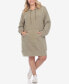 Фото #1 товара Plus Size Hoodie Sweatshirt Dress