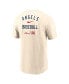 Фото #4 товара Men's Cream Los Angeles Angels City Connect 2-Hit T-shirt