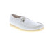 Фото #2 товара Clarks Wallabee 26166299 Mens White Oxfords & Lace Ups Casual Shoes 11