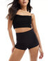 Фото #1 товара ASOS DESIGN bengaline micro short in black