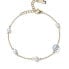 Fine gold-plated bracelet with beads Away 32321G