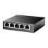 TP-LINK 5-Port Gigabit Easy Smart PoE Switch with 4-Port PoE+ - Managed - L2 - Gigabit Ethernet (10/100/1000) - Power over Ethernet (PoE)