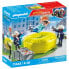 PLAYMOBIL Firefighter With Air Pillow Construction Game