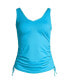 ფოტო #11 პროდუქტის Women's D-Cup Adjustable V-neck Underwire Tankini Swimsuit Top Adjustable Straps