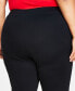 Фото #6 товара Plus Size Skinny Pull-On Ponte Pants, Created for Macy's