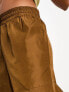 Noisy May Droplets waterproof cargo trousers in camel