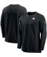 Фото #1 товара Men's Black Pittsburgh Steelers Sideline Half-Zip UV Performance Jacket