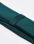 ASOS DESIGN tie in dark green