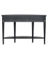 Modern Curved Console Table Sofa Table With 3 Drawers And 1 Shelf For Hallway, Entryway, Living Room