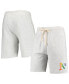 ფოტო #2 პროდუქტის Men's Oatmeal Oakland Athletics Mainstream Logo Terry Tri-Blend Shorts
