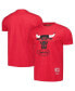 ფოტო #1 პროდუქტის Men's and Women's Red Chicago Bulls Hardwood Classics MVP Throwback Logo T-shirt