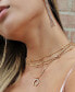 Фото #2 товара ETTIKA layered Chain Crescent Horn Women's Necklace