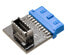 Фото #4 товара Akasa AK-CBUB51-BK - USB 3.0 19-pin header - USB 3.1 A - Blue