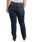 Фото #2 товара Джинсы буткат Silver Jeans Co. plus Size Suki, короткие и обычной длины