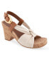 Фото #1 товара Women's Miki Open Toe Buckle Wedge Sandals