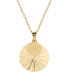ფოტო #11 პროდუქტის 14K Gold Plated Celeste Initial Charm Pendant Necklace