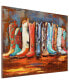 Фото #2 товара Empire Art Cowboy’s Boots Mixed Media Iron Hand Painted Dimensional Wall Art, 30" x 40" x 2.4"