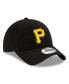 Фото #3 товара Men's Black Pittsburgh Pirates Logo Replica Core Classic 9TWENTY Adjustable Hat
