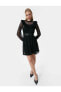 Фото #2 товара Платье Koton Мини с кружевами и рюшами до колена