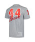 Фото #2 товара Mitchell Ness Men's Hank Aaron Heather Gray Milwaukee Braves Cooperstown Collection Legends T-Shirt