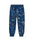 Фото #4 товара Toddler Boys Lion King Toy Story Cars French Terry Sweatshirt and Jogger Pants Outfit Set to (2T - 10-12)